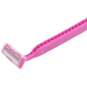 China stainless steel razor blades soft care pink ladies recycle disposable razors on sale