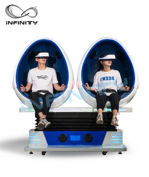 Cheap INFINITY Amusement Equipment 9D VR Cinema / Virtual Reality Simulator Games For Theme Park for sale