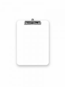 Quality ODM White Nursing Hospital Office Clipboards 22.5*31.5cm Writing Clip Board wholesale