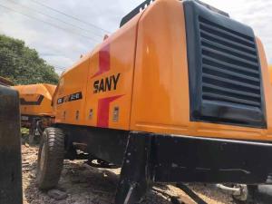 Quality Electric Used Concrete Trailer Pump Sany HBT6013 90KW Rated Power wholesale