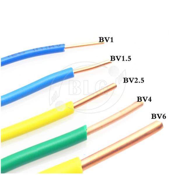 Soft BC House Electrical Cable , Single Core PVC Copper Electrical Wire