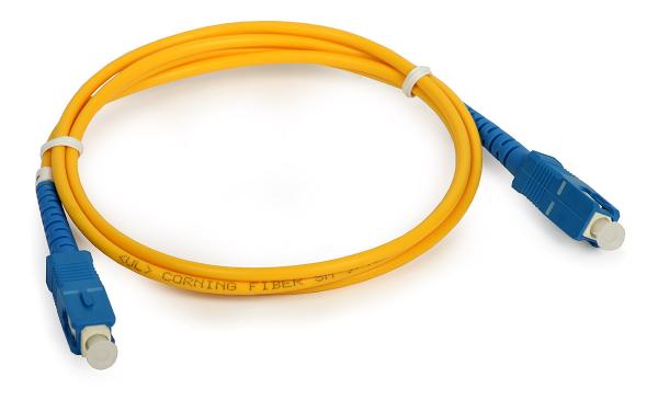 Cheap Data processing networks SC Simplex Fiber Optic Patch Cord with Single Mode fiber for sale
