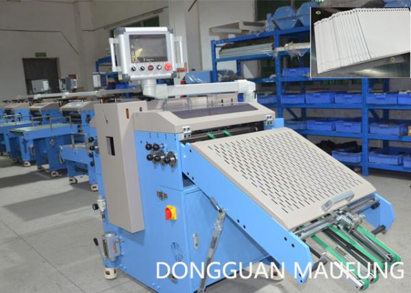 Cheap China Fully Auto Notebook Punching Perforating Machine For Spiral Wire Double Wire Notebooks Binding MF-PBM350 for sale