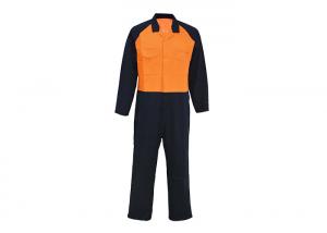Quality 100% Cotton Winter Workwear Clothing Mens Long Sleeve Coveralls With Metal Snaps wholesale