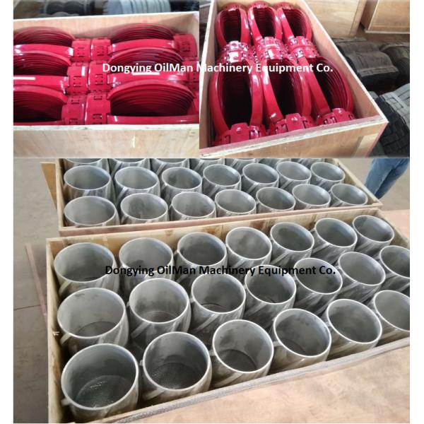 20" Oilfield Cementing Tools , API 10D Drill Pipe Centralizer Hinged Type