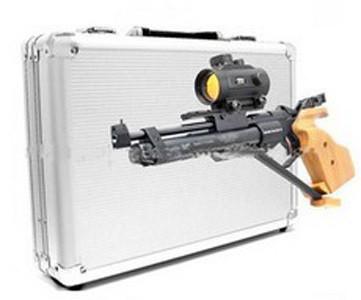 Cheap Custom Made Hard Aluminium Gun Storage Case With Foam Insert KL-GDR186 for sale