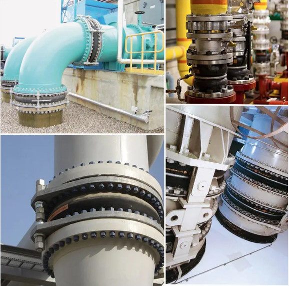 Double Ball Rubber Expansion Joint with Detachable Flange Soft Connector