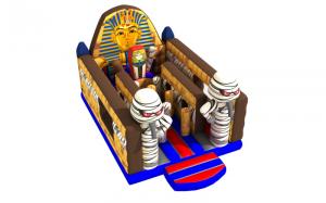 Quality Egyptian Mummy Pharaohs Themed Inflatable Jump House Without Roof 4.5x7x4m wholesale