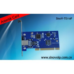 Competitive E1 card with single port digital pci interface