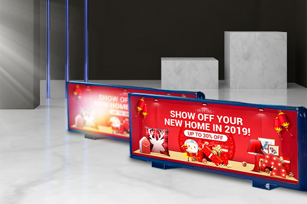 P5 Outdoor Media Car Roof Advertising Sign 100W Patented Taxi Roof Top Sign