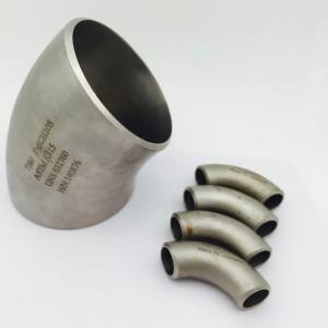 China Titanium Casting Forged Pipe Fitting 90 Degree Long Radius Pipe Elbow on sale