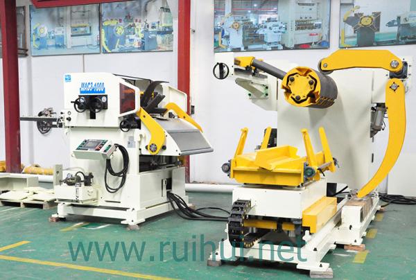 Cheap 1000 Width Decoiler Straightener Feeder With Powerful Auxiliary Function for sale