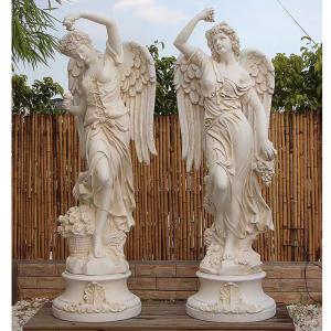 Quality Outdoor Garden Decoration Lady Marble Stone Sculpture Life Size wholesale
