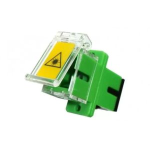 Quality Transparent Outer Shutter SC/APC SM SX Fiber Optic Adapter wholesale