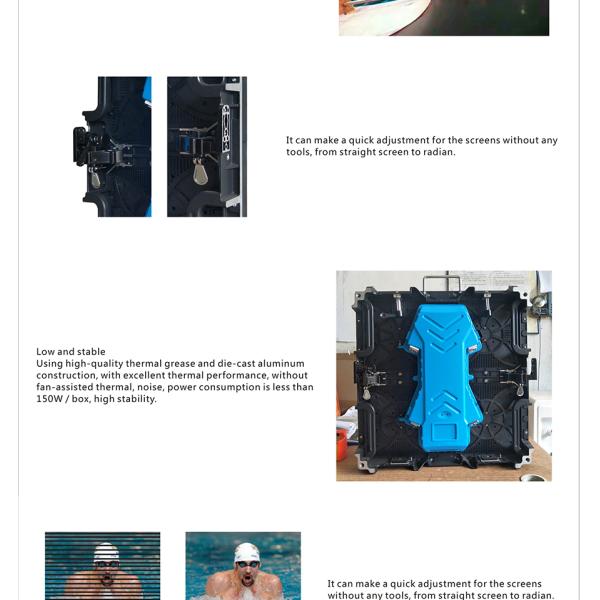 Creative Perimeter COB LED Screen Display Rental P3.91