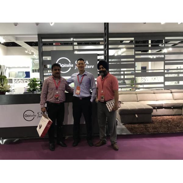 Hotel Practical Leather Sofa Chair , Multifunctional Single Seater Lounge