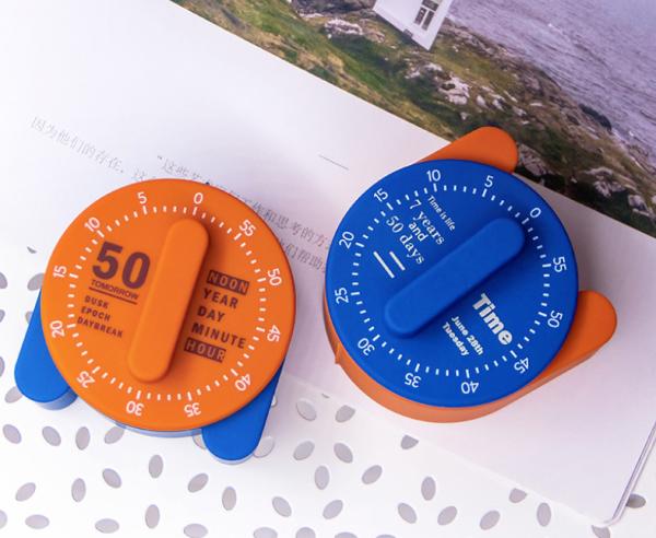 Cheap Student Cute Kitchen Timer 60 Minute Mechanical Timer 66g Improve Learning Efficiency for sale