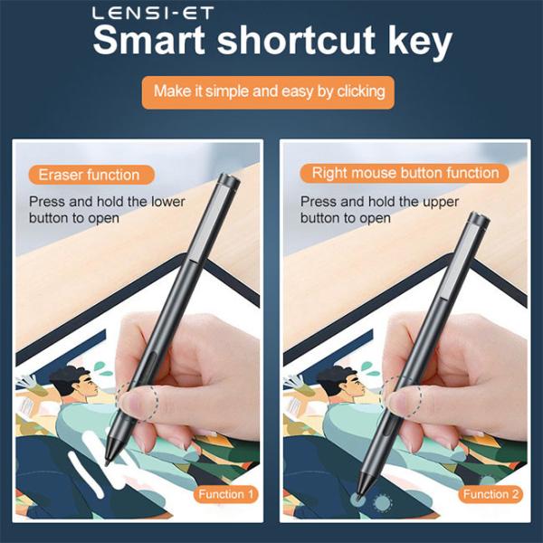 Active Surface Tablet Stylus Pencil Aluminum Alloy Metal Stylus Pen Palm Rejection