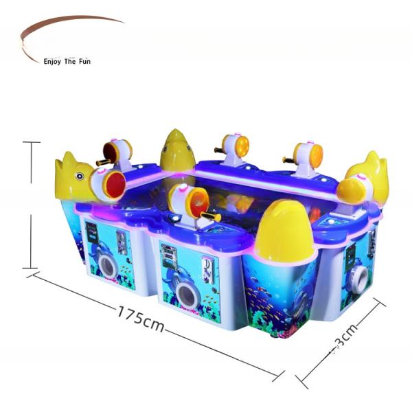 47 Inch 6 Players Fish Table Game Machine Kids Arcade Machine For Game Center