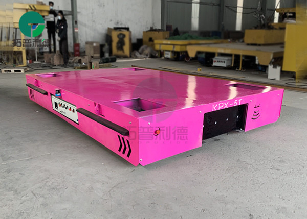 Freight yard custom high load battery mold handling rail cart