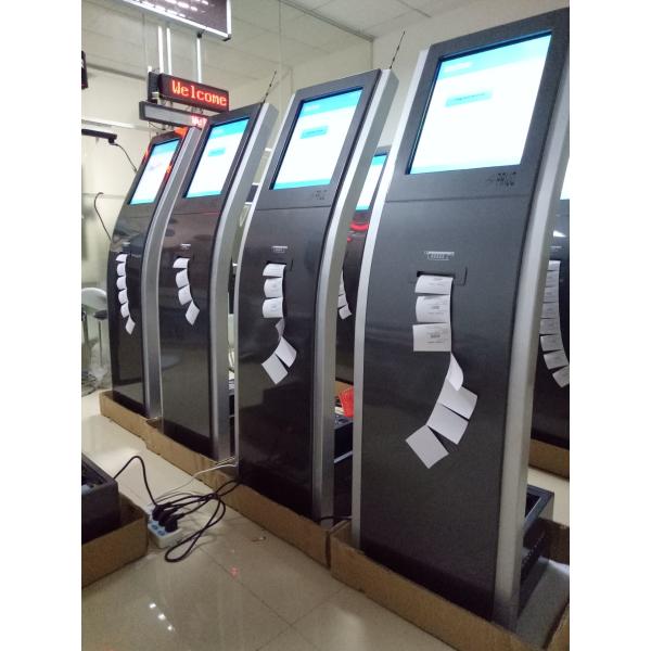 Complete All In One 17 Inch Touch Screen Ticket Dispenser Hospital Queuing System