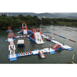 Buy cheap Commercial Inflatable Water Park For Amusement Resort Flame Resistance from wholesalers