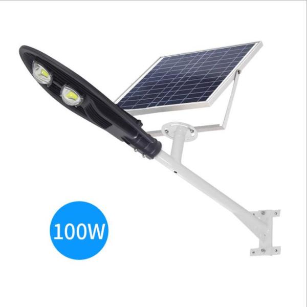50W COB Solar Led Street Light IP65 Outdoor black Aluminum Housing 60w Solar Led Street Light