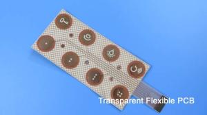 Quality Flexible PCB Built on Transparent PET with Immersion Gold for Access Control Systems wholesale