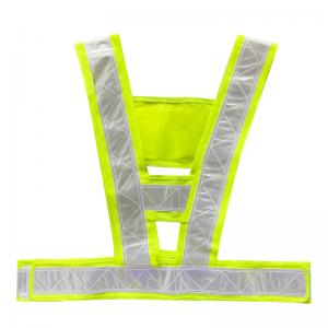 Quality View larger image Add to Compare  Share Safety Visible Running Vest Luminous Elastic Belt/Reflector Vest With Reflectiv wholesale