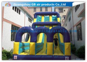 Quality Outdoor Large Slip N Slide Water Slide / Children Double Water Slide Inflatable wholesale
