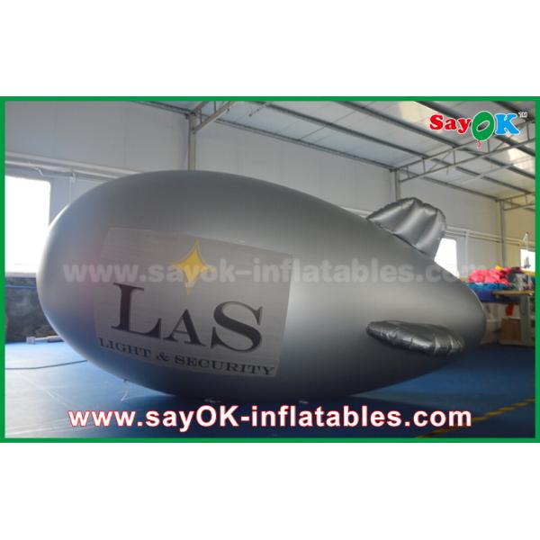 PVC 5m Inflatable Helium Balloon Airplane Zeppelin for Promotional