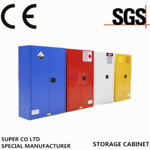 China Yellow Powder-coated Chemical Storage Cabinet 15 Gallon Self-locking For Flammable Liquid on sale