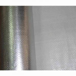 Quality 97% Metallized Foil Faced Radiant Barrier  For Roofing Insulation Foil Woven Fabric wholesale