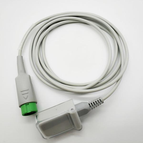 Cheap T5 / T8 Mindray SPO2 Extension Cable 7 Pin Connector For Pulse Oximeter for sale