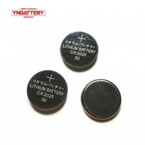Quality Coin battery CR2025 3v LiMnO2 lithium ion rechargeable button battery 150mAh wholesale