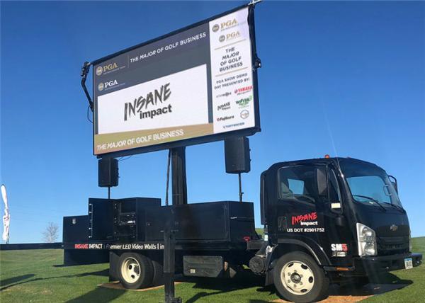 Cheap Slim Led P6mm Mobile Billboard Car Led Display Screen For Public Relations Activities for sale