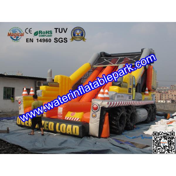 Customized Car Shape Inflatable Slide for Advertising