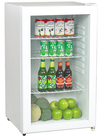 Direct Cooling Beverage Cooler Refrigerator , 48L Low Noise Mini Display Fridge