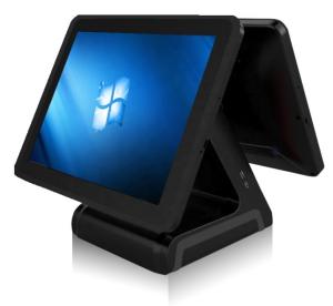 Quality 15'' Ture Flat Touch Screen Bimi 2021 POS Terminal/2019 External Card Reader Optional wholesale