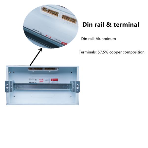 16 Way Flush Mount Electrical Distribution Panel Board Circuit Breaker For Lighting Control