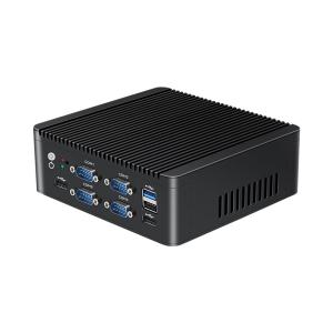 Quality Intel N5000 J4125 4 Core Mini PC With Dual LAN 6 COM And DDR4 Up To 8G wholesale