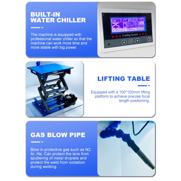 Direct Jewelry Laser Welding Machine with Fiber Yag Laser Source 200W/300W Gold and Max Laser Core Components