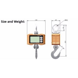 High Accuracy CRANE SCALE 60kg to 1000kg Capacity LED LCD Display OEM Customizab