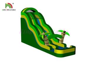 Quality Blue Small Inflatable Dry Slides With Double And Quadruple Stitching wholesale