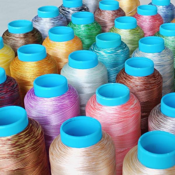 Embroidery Thread 120D/2 4000 yards 96colors/ Mixed Color Long-Lasting for Embroidery
