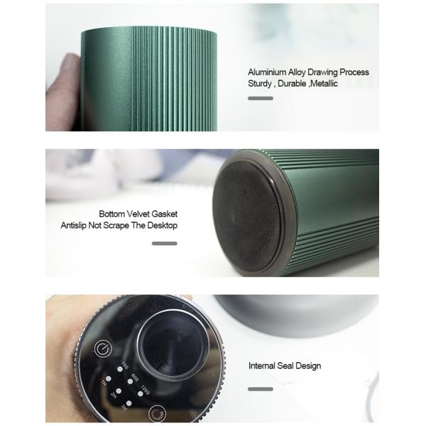 USB Rechargeable Waterless Essential Oil Nebulizer mini car ultrasonic humidifier