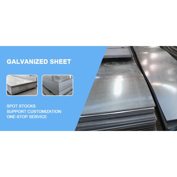 Dx51d Dx52d Dx53d Galvanized Steel Sheet for Regular Spangle and ±1% Tolerance