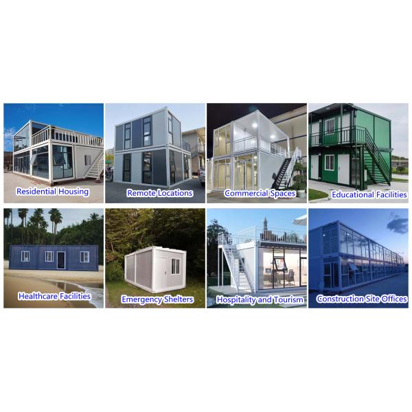 20ft & 40ft Flat Pack Tiny Homes Prefabricated With Bathroom