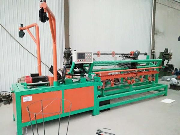 Cheap Automatic Mesh Rolling Double Wire Mesh Weaving Machine PLC Control for sale