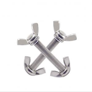 Quality M6 M5 Fly Butterfly Head Screw Butterfly Nut And Bolt Hot Dip Galvanized wholesale